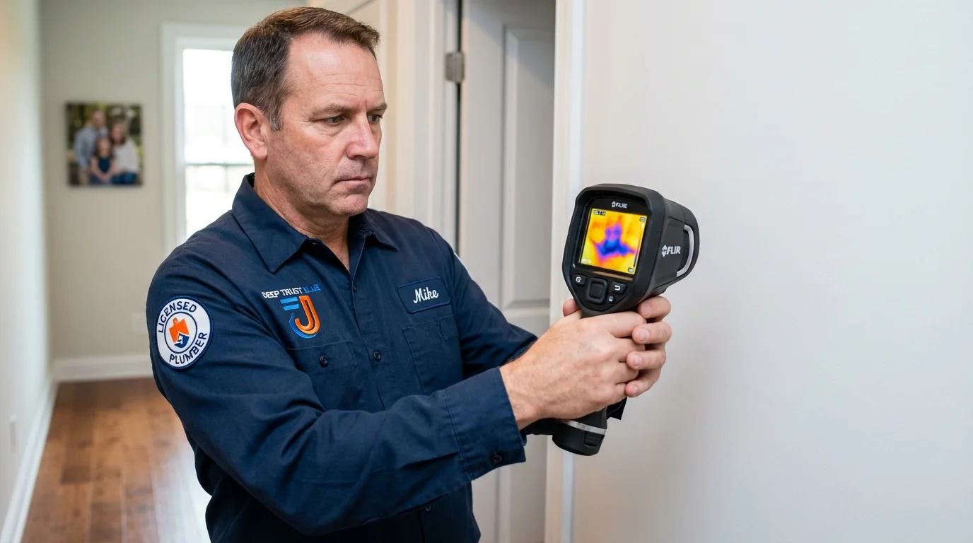 Thermal imaging leak detection by Johns Plumbing LLC in Jersey Shore